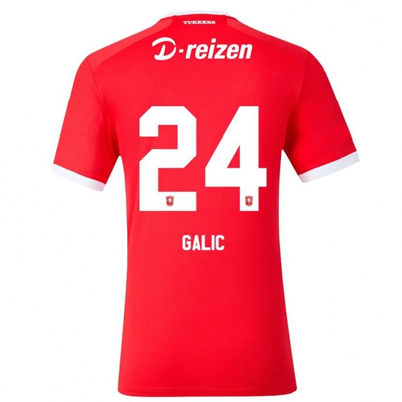 Danxen Män Daniela Galic #24 Röd Vit Hemmatröja Matchtröjor 2026/27 Tröjor T-Tröja