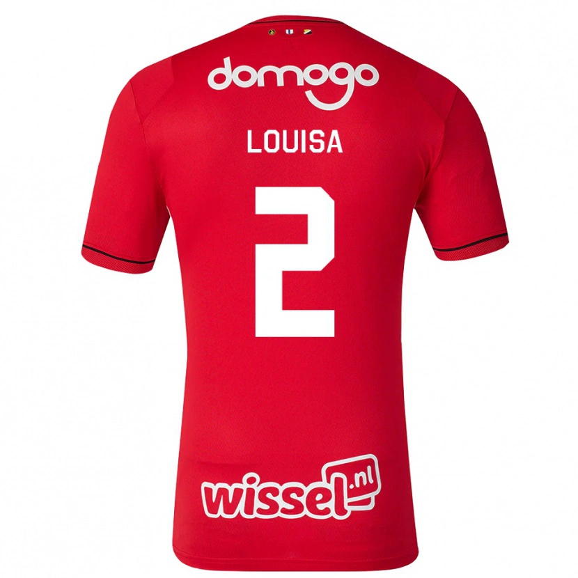 Danxen Män Genairo Louisa #2 Röd Vit Svart Hemmatröja Matchtröjor 2026/27 Tröjor T-Tröja