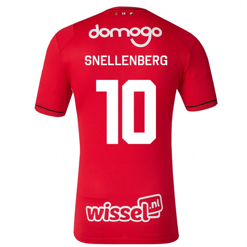Danxen Män Maxime Snellenberg #10 Röd Vit Svart Hemmatröja Matchtröjor 2026/27 Tröjor T-Tröja