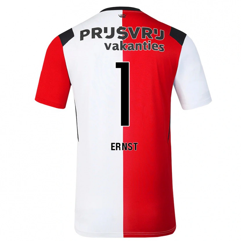 Danxen Män Tjark Ernst #1 Röd Vit Svart Hemmatröja Matchtröjor 2026/27 Tröjor T-Tröja