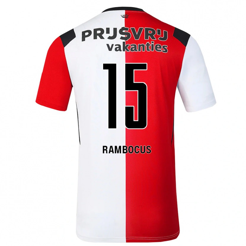 Danxen Män Diego Rambocus #15 Röd Vit Svart Hemmatröja Matchtröjor 2026/27 Tröjor T-Tröja