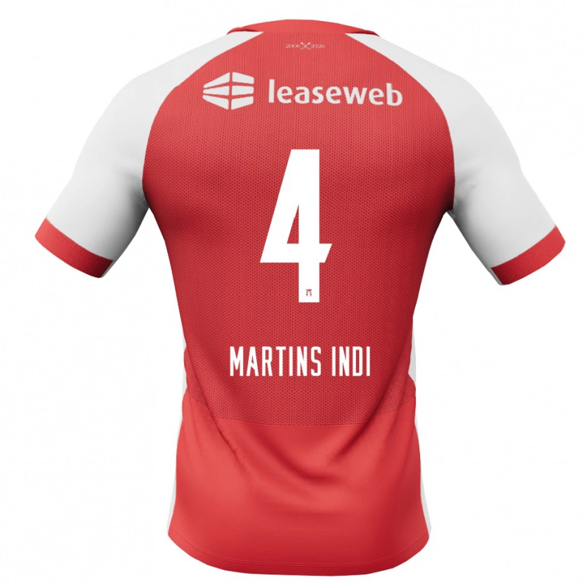 Danxen Män Bruno Martins Indi #4 Röd Vit Svart Hemmatröja Matchtröjor 2026/27 Tröjor T-Tröja