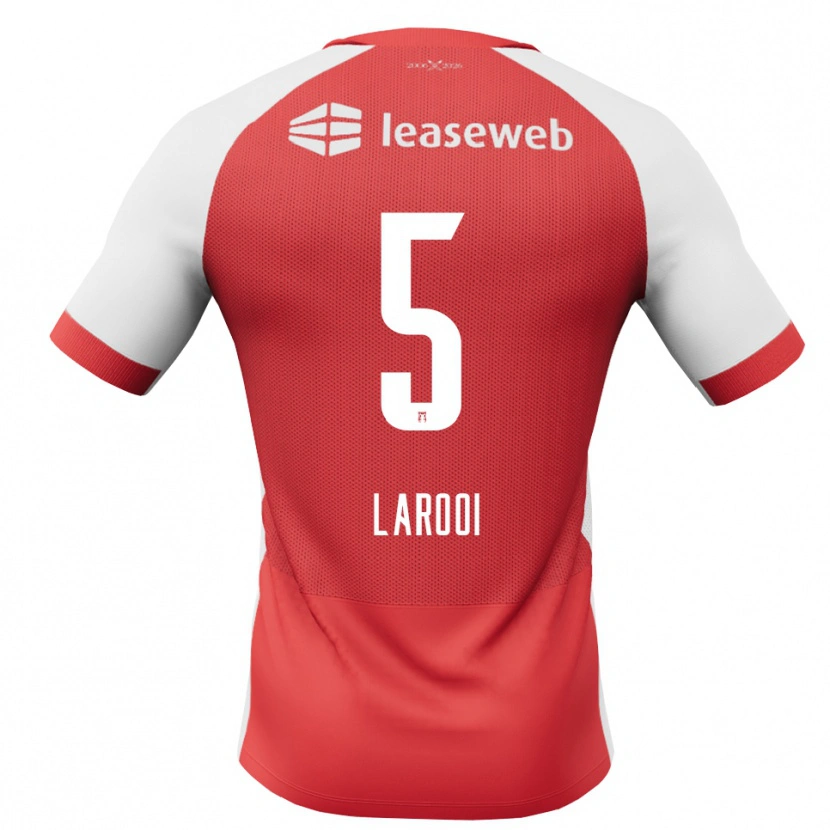 Danxen Män Finn Larooi #5 Röd Vit Svart Hemmatröja Matchtröjor 2026/27 Tröjor T-Tröja