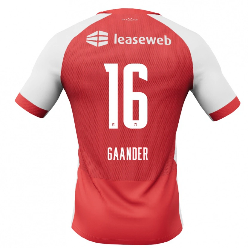 Danxen Män Christian Gaander #16 Röd Vit Svart Hemmatröja Matchtröjor 2026/27 Tröjor T-Tröja