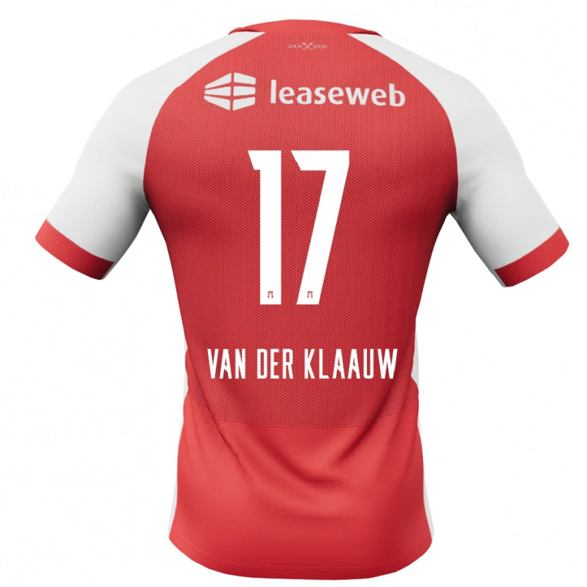 Danxen Män Deacon Van Der Klaauw #17 Röd Vit Svart Hemmatröja Matchtröjor 2026/27 Tröjor T-Tröja