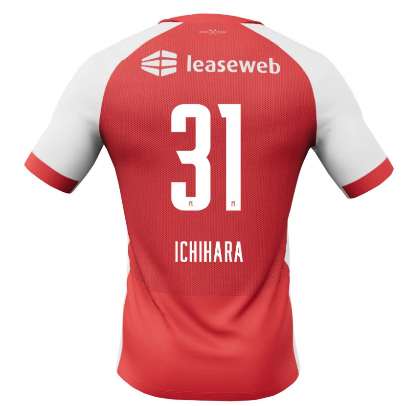 Danxen Män Rion Ichihara #31 Röd Vit Svart Hemmatröja Matchtröjor 2026/27 Tröjor T-Tröja