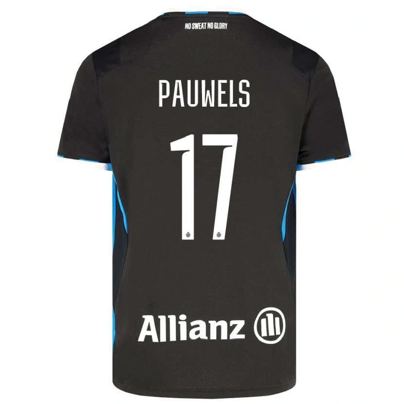 Danxen Män Fleur Pauwels #17 Svart Röd Blå Hemmatröja Matchtröjor 2026/27 Tröjor T-Tröja