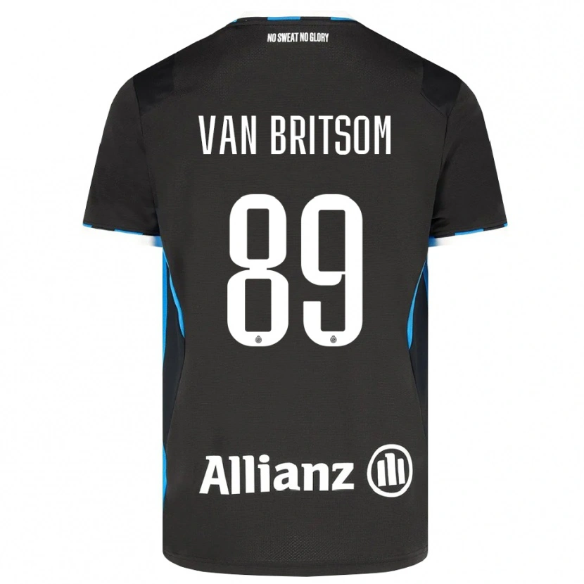 Danxen Män Jakke Van Britsom #89 Svart Röd Blå Hemmatröja Matchtröjor 2026/27 Tröjor T-Tröja