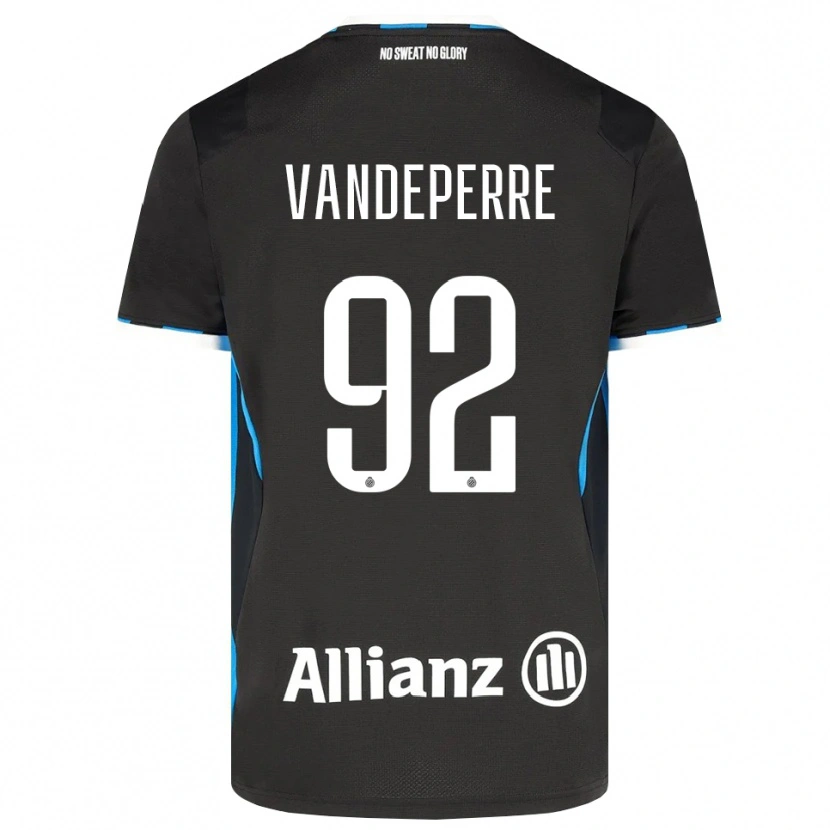 Danxen Män Alexander Vandeperre #92 Svart Röd Blå Hemmatröja Matchtröjor 2026/27 Tröjor T-Tröja