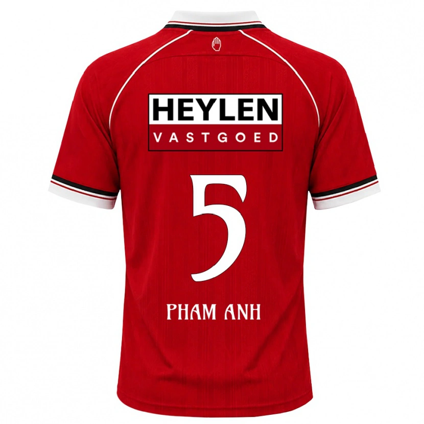 Danxen Män Khoi Pham Anh #5 Röd Vit Svart Hemmatröja Matchtröjor 2026/27 Tröjor T-Tröja
