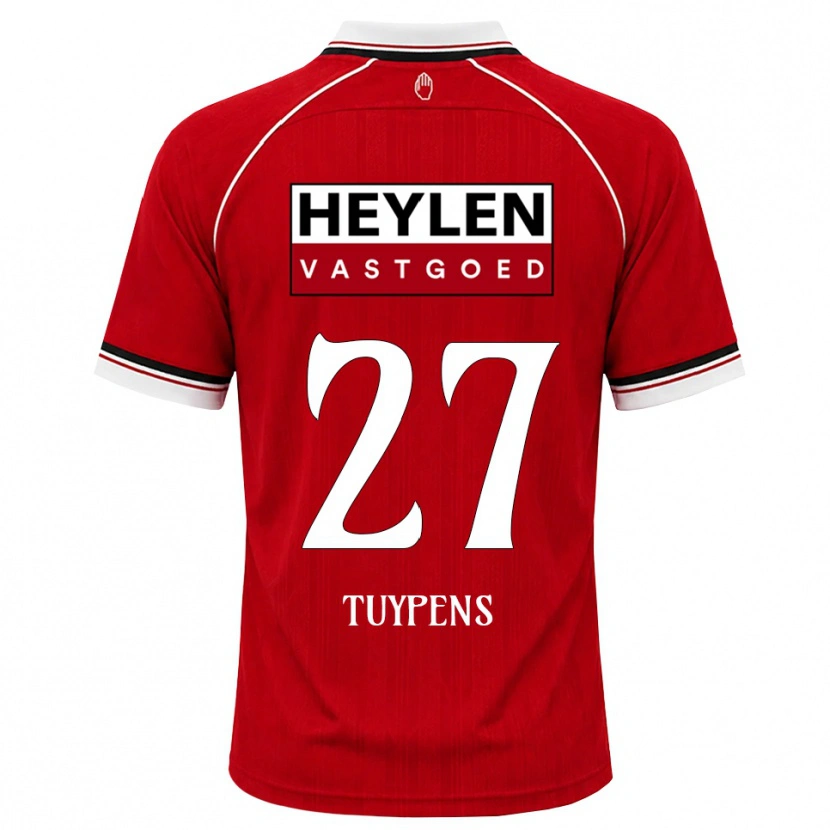 Danxen Män Eran Tuypens #27 Röd Vit Svart Hemmatröja Matchtröjor 2026/27 Tröjor T-Tröja