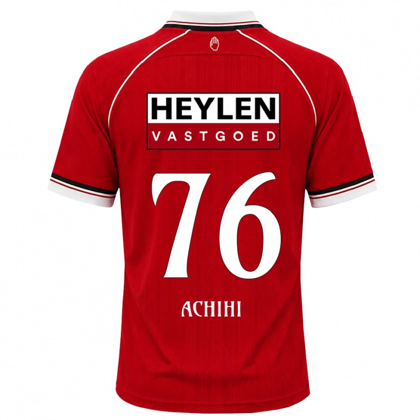 Danxen Män Orseer Achihi #76 Röd Vit Svart Hemmatröja Matchtröjor 2026/27 Tröjor T-Tröja