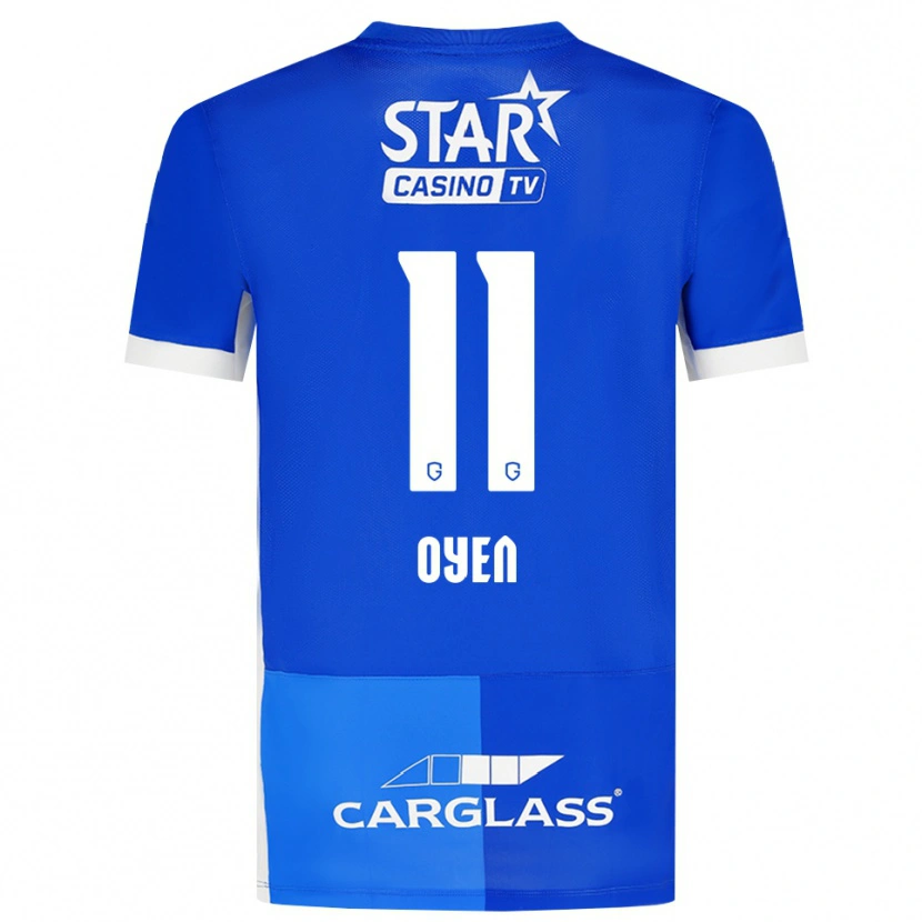 Danxen Män Luca Oyen #11 Mellanblå Kungligblå Vit Hemmatröja Matchtröjor 2026/27 Tröjor T-Tröja