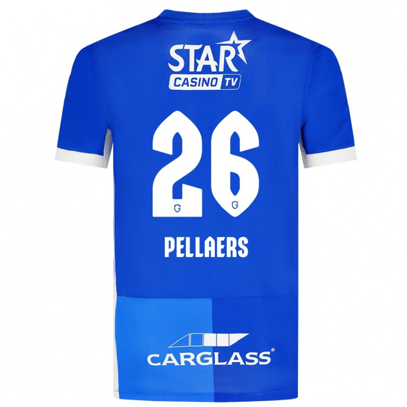 Danxen Män Amanuel Pellaers #26 Mellanblå Kungligblå Vit Hemmatröja Matchtröjor 2026/27 Tröjor T-Tröja