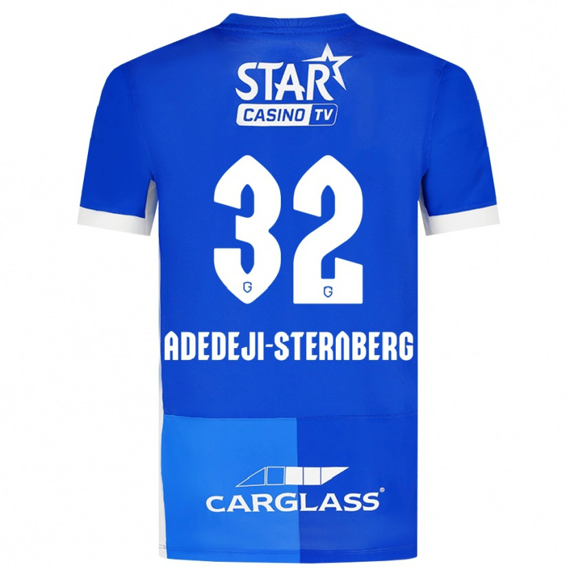 Danxen Män Noah Adedeji-Sternberg #32 Mellanblå Kungligblå Vit Hemmatröja Matchtröjor 2026/27 Tröjor T-Tröja