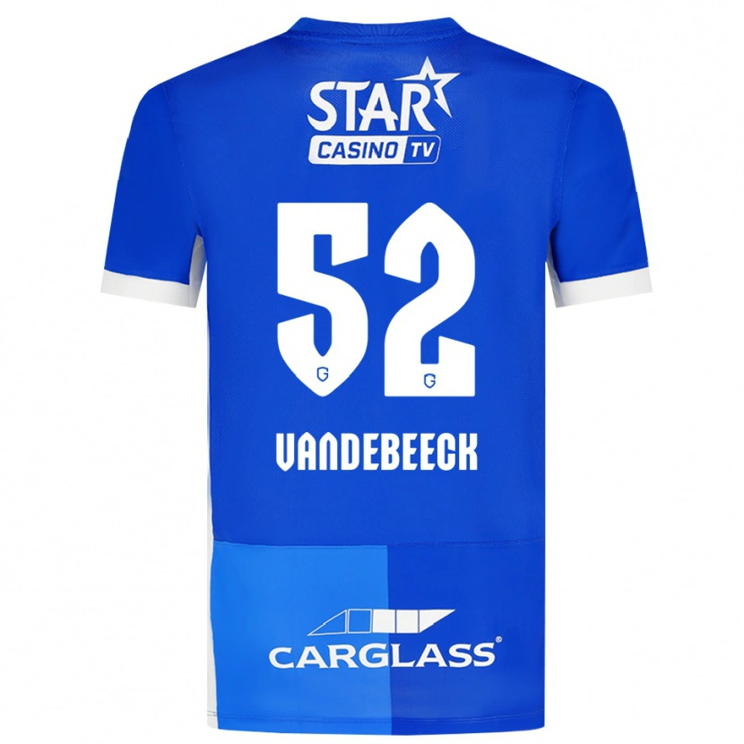 Danxen Män Emmely Vandebeeck #52 Mellanblå Kungligblå Vit Hemmatröja Matchtröjor 2026/27 Tröjor T-Tröja