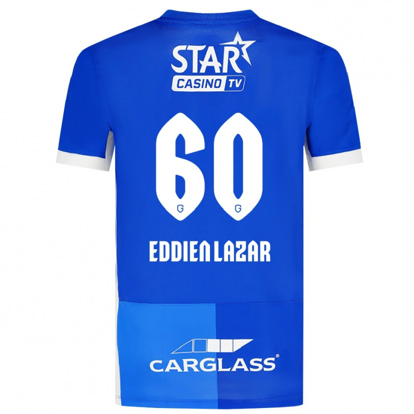 Danxen Män Saif Eddien Lazar #60 Mellanblå Kungligblå Vit Hemmatröja Matchtröjor 2026/27 Tröjor T-Tröja