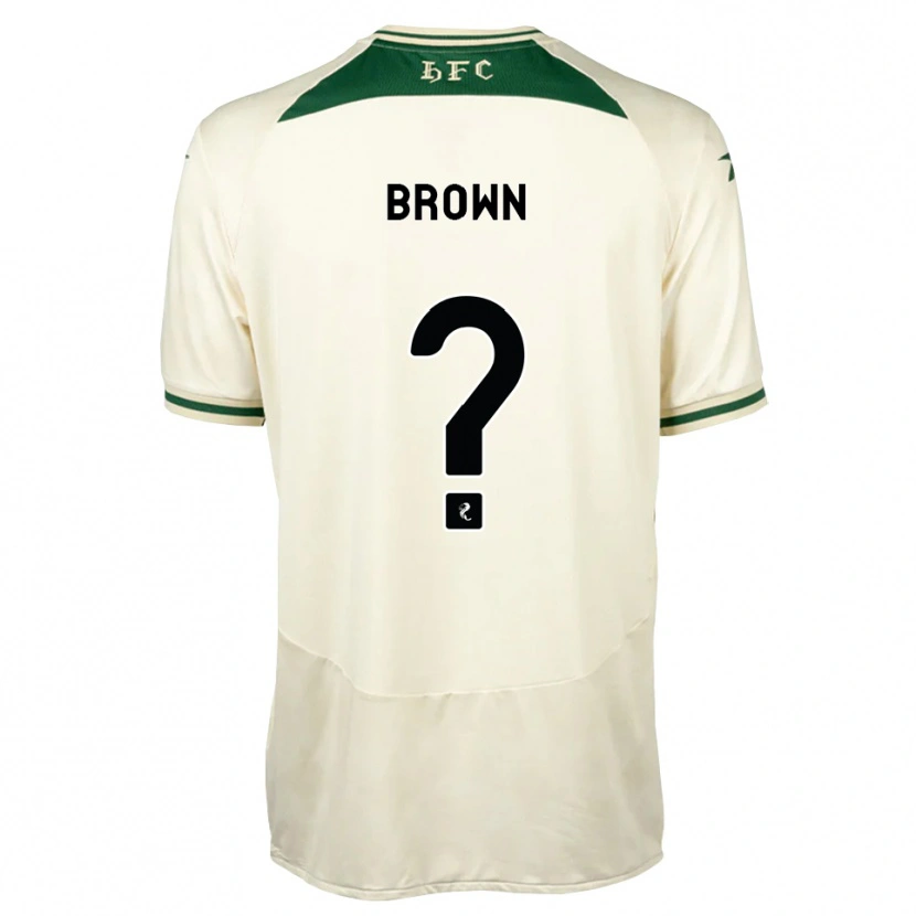 Danxen Män Fraser Brown #0 Vit Skogsgrön Bortatröja Matchtröjor 2026/27 Tröjor T-Tröja
