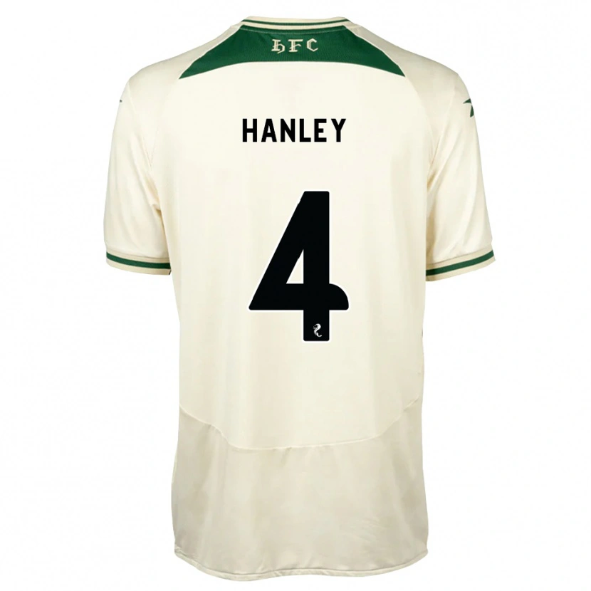 Danxen Män Grant Hanley #4 Vit Skogsgrön Bortatröja Matchtröjor 2026/27 Tröjor T-Tröja