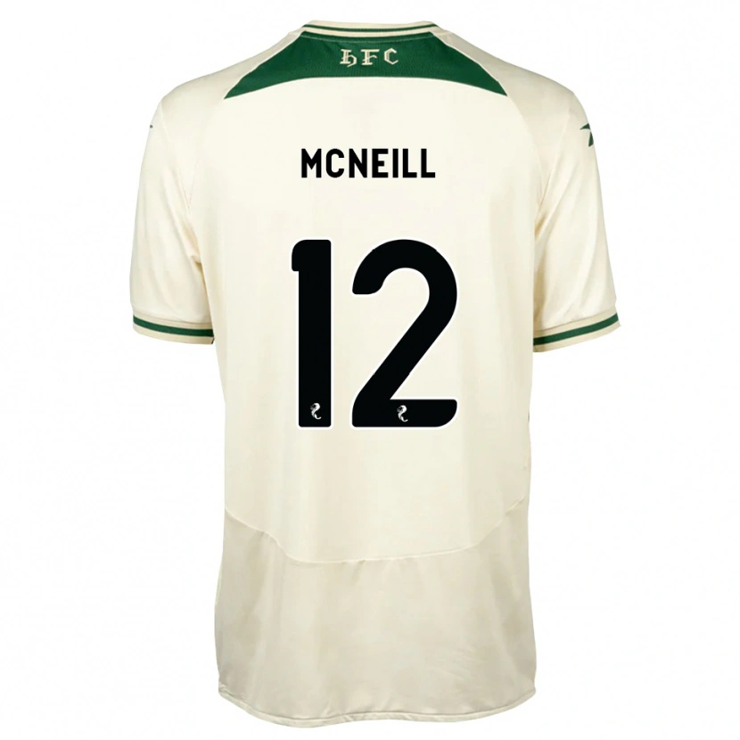 Danxen Män Lewis Mcneill #12 Vit Skogsgrön Bortatröja Matchtröjor 2026/27 Tröjor T-Tröja