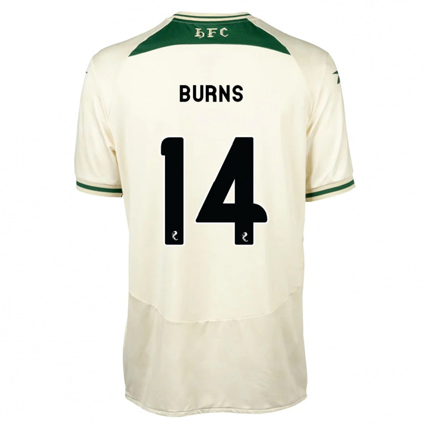 Danxen Män Alisdair Burns #14 Vit Skogsgrön Bortatröja Matchtröjor 2026/27 Tröjor T-Tröja