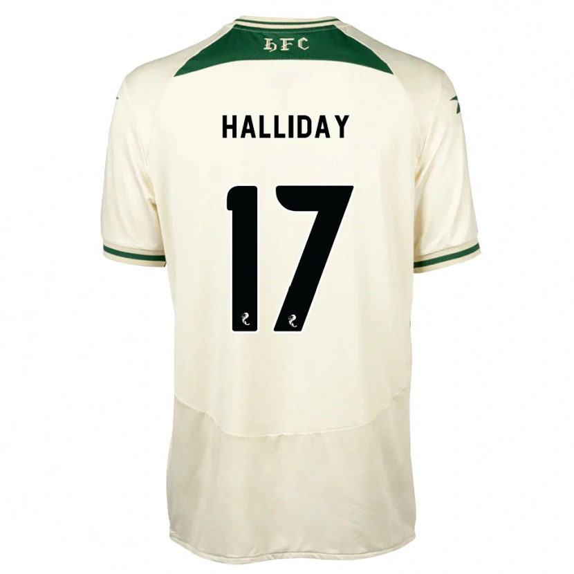 Danxen Män Grant Halliday #17 Vit Skogsgrön Bortatröja Matchtröjor 2026/27 Tröjor T-Tröja