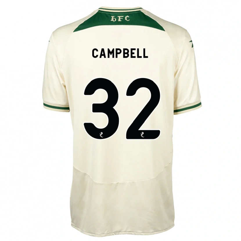Danxen Män Josh Campbell #32 Vit Skogsgrön Bortatröja Matchtröjor 2026/27 Tröjor T-Tröja