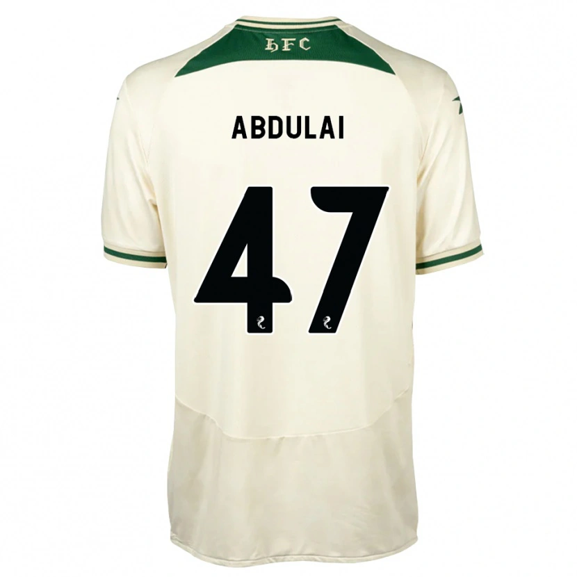 Danxen Män Azeem Abdulai #47 Vit Skogsgrön Bortatröja Matchtröjor 2026/27 Tröjor T-Tröja