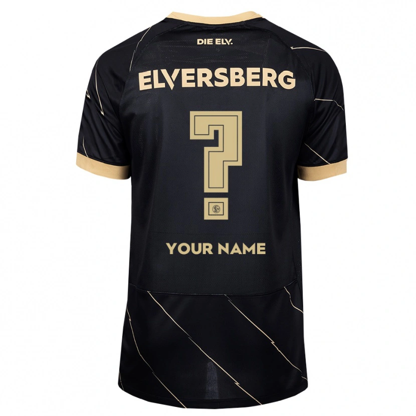 Danxen Män Ditt Namn #0 Svart Brun Bortatröja Matchtröjor 2026/27 Tröjor T-Tröja