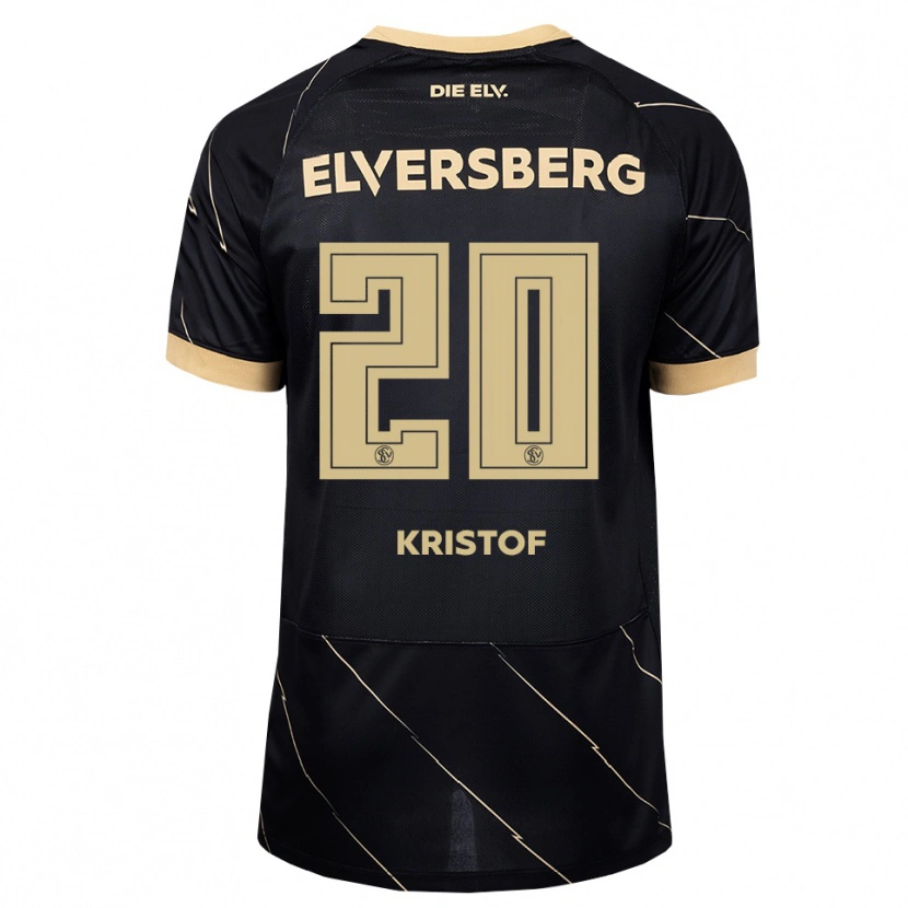 Danxen Män Nicolas Kristof #20 Svart Brun Bortatröja Matchtröjor 2026/27 Tröjor T-Tröja