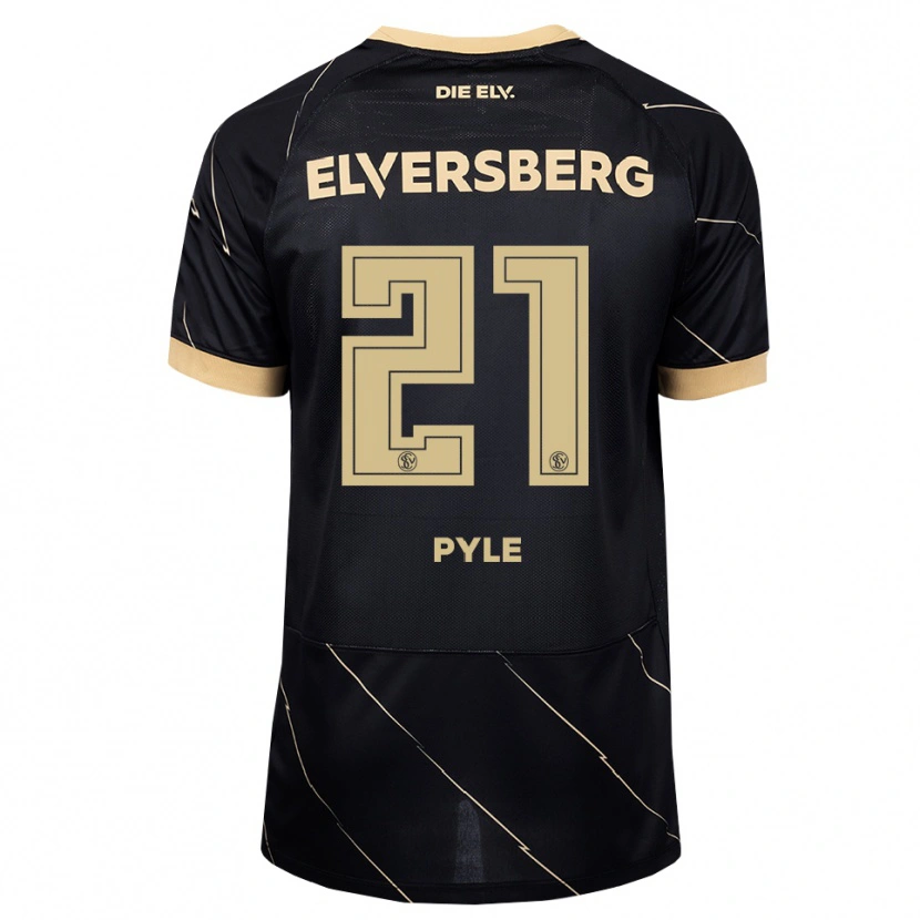 Danxen Män David Pyle #21 Svart Brun Bortatröja Matchtröjor 2026/27 Tröjor T-Tröja