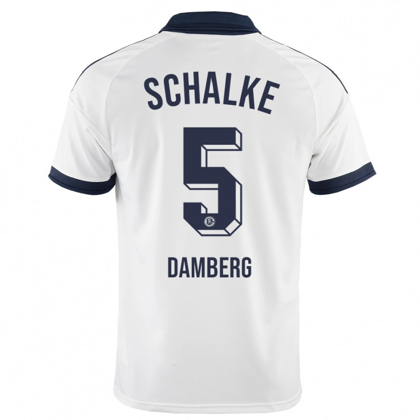 Danxen Män Niclas Damberg #5 Svart Vit Bortatröja Matchtröjor 2026/27 Tröjor T-Tröja