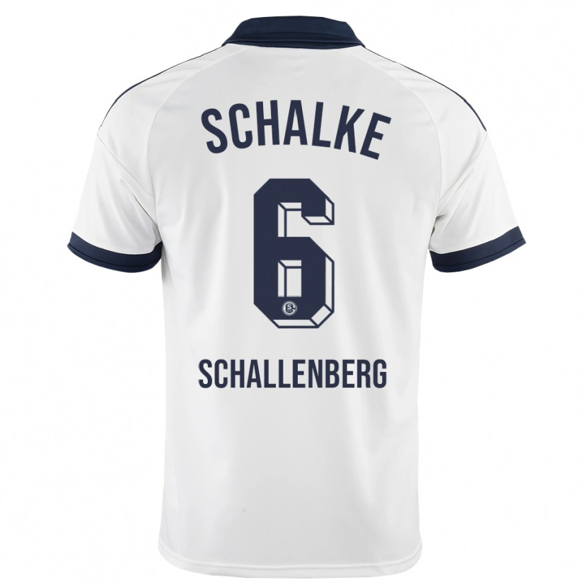 Danxen Män Ron Schallenberg #6 Svart Vit Bortatröja Matchtröjor 2026/27 Tröjor T-Tröja