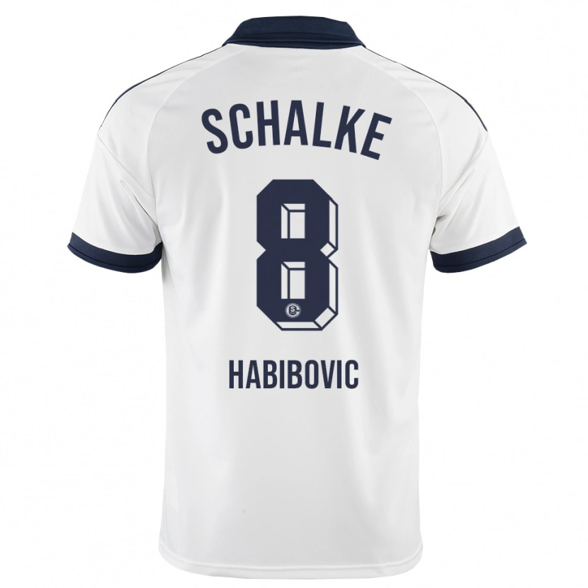 Danxen Män Edina Habibovic #8 Svart Vit Bortatröja Matchtröjor 2026/27 Tröjor T-Tröja