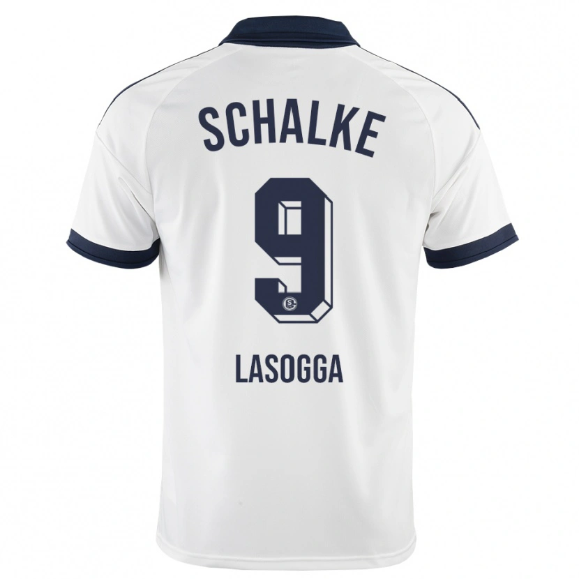 Danxen Män Pierre-Michel Lasogga #9 Svart Vit Bortatröja Matchtröjor 2026/27 Tröjor T-Tröja