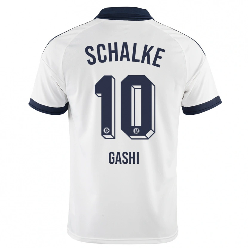 Danxen Män Edion Gashi #10 Svart Vit Bortatröja Matchtröjor 2026/27 Tröjor T-Tröja