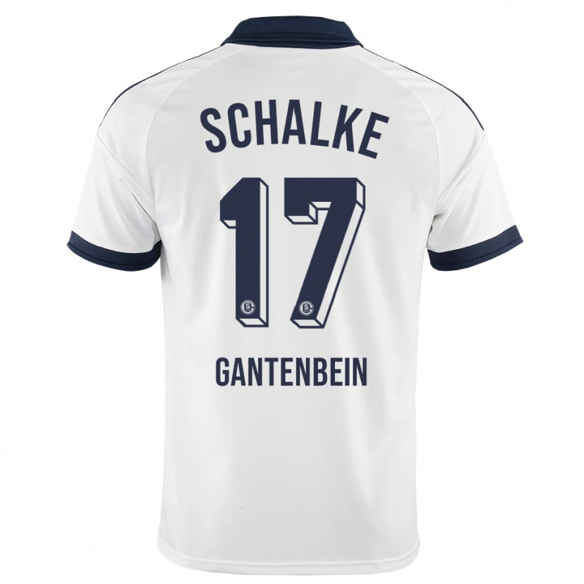 Danxen Män Adrian Gantenbein #17 Svart Vit Bortatröja Matchtröjor 2026/27 Tröjor T-Tröja