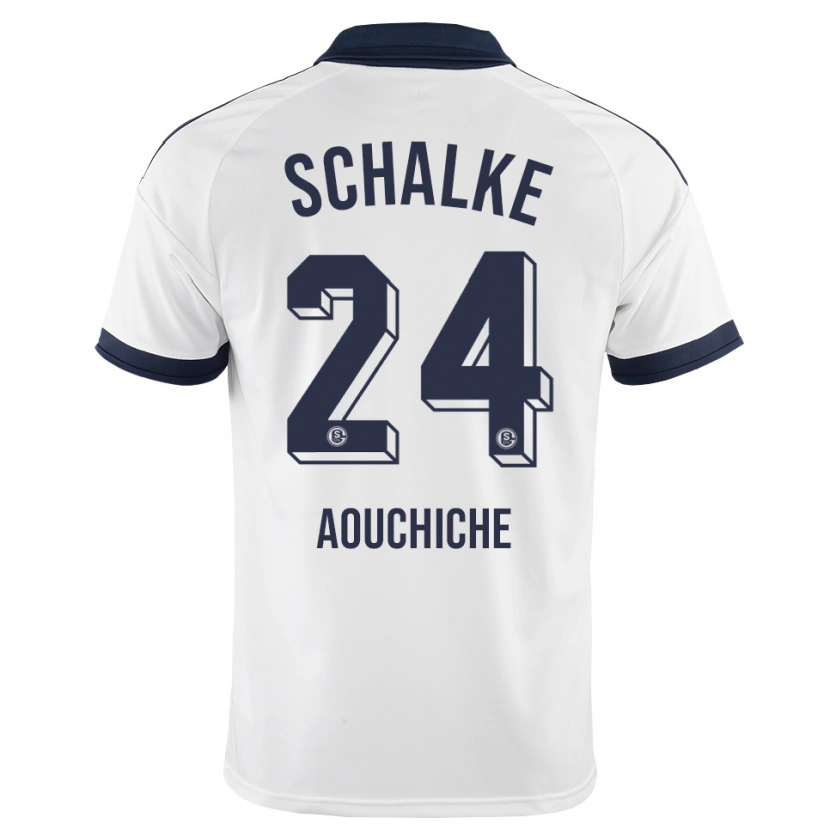 Danxen Män Adil Aouchiche #24 Svart Vit Bortatröja Matchtröjor 2026/27 Tröjor T-Tröja