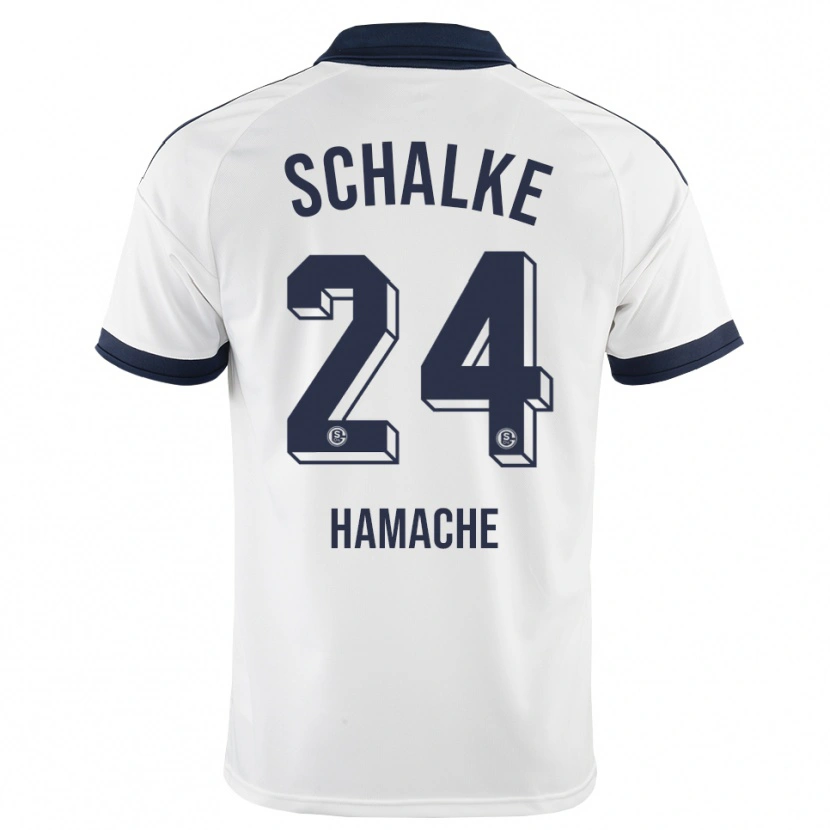 Danxen Män Ilyes Hamache #24 Svart Vit Bortatröja Matchtröjor 2026/27 Tröjor T-Tröja