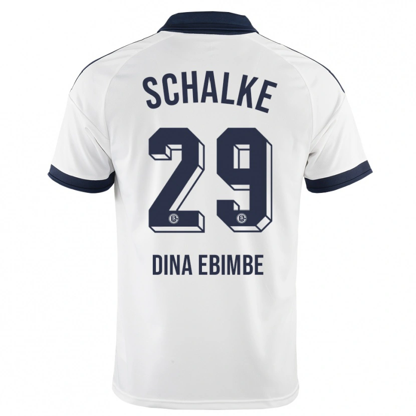 Danxen Män Junior Dina Ebimbe #29 Svart Vit Bortatröja Matchtröjor 2026/27 Tröjor T-Tröja