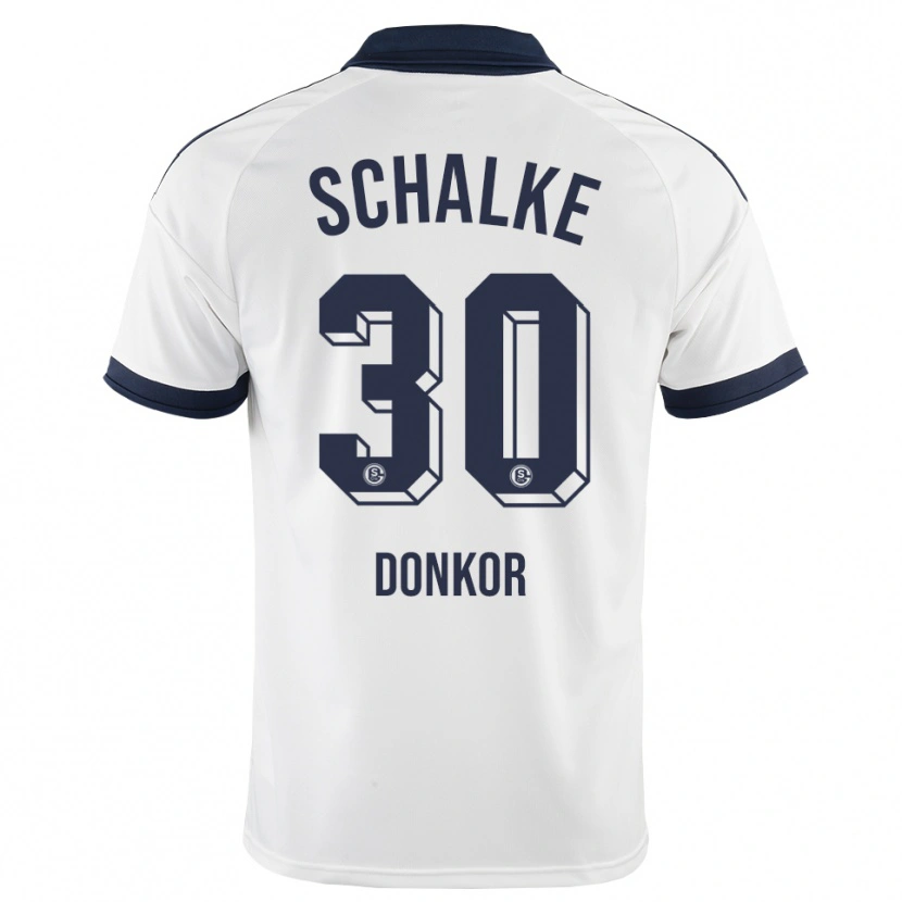 Danxen Män Anton Donkor #30 Svart Vit Bortatröja Matchtröjor 2026/27 Tröjor T-Tröja