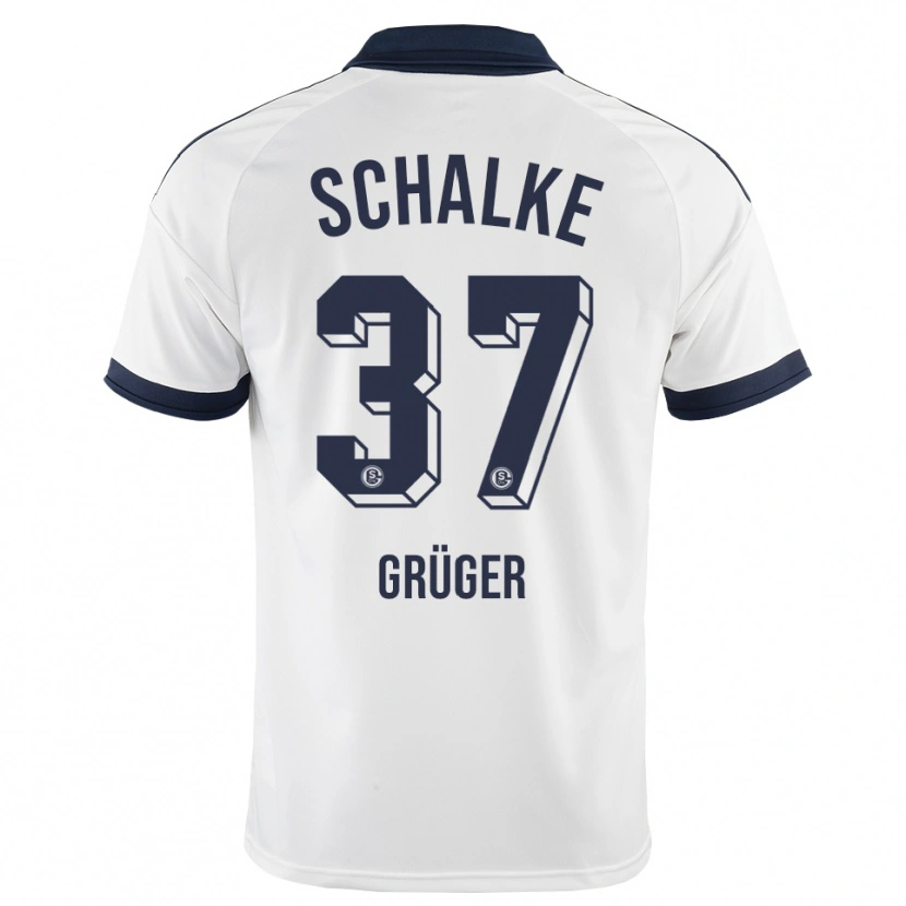 Danxen Män Max Grüger #37 Svart Vit Bortatröja Matchtröjor 2026/27 Tröjor T-Tröja