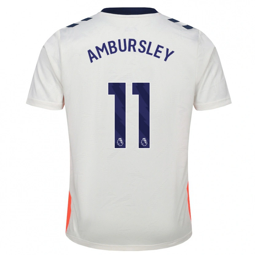 Danxen Män Conrad Ambursley #11 Vit Orange Kungligt Blå Bortatröja Matchtröjor 2026/27 Tröjor T-Tröja