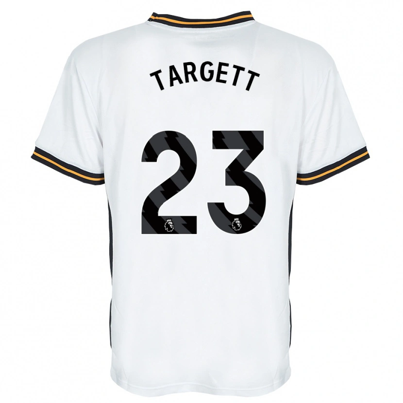 Danxen Män Matt Targett #23 Vit Orange Svart Bortatröja Matchtröjor 2026/27 Tröjor T-Tröja