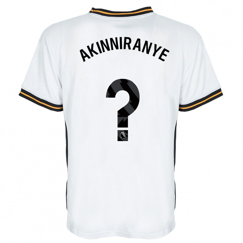 Danxen Män George Akinniranye #0 Vit Orange Svart Bortatröja Matchtröjor 2026/27 Tröjor T-Tröja