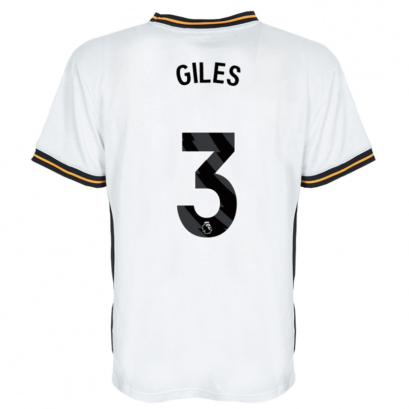 Danxen Män Ryan Giles #3 Vit Orange Svart Bortatröja Matchtröjor 2026/27 Tröjor T-Tröja