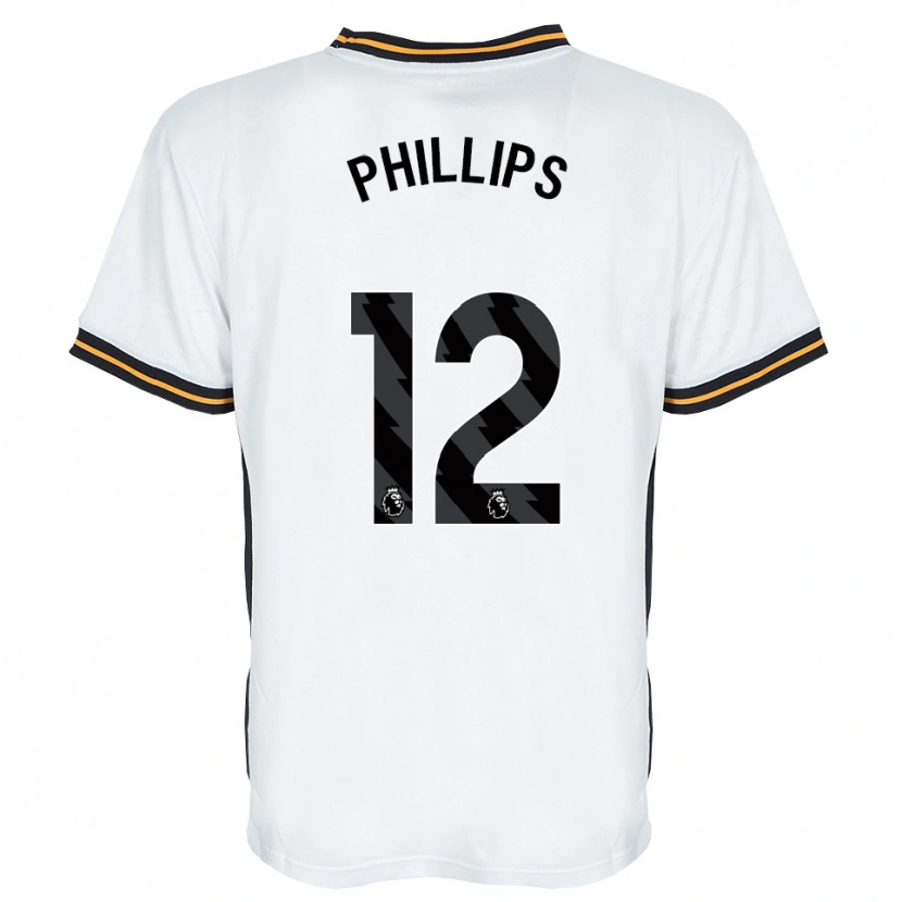 Danxen Män Dillon Phillips #12 Vit Orange Svart Bortatröja Matchtröjor 2026/27 Tröjor T-Tröja