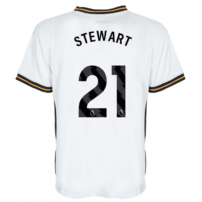 Danxen Män Alice Stewart #21 Vit Orange Svart Bortatröja Matchtröjor 2026/27 Tröjor T-Tröja