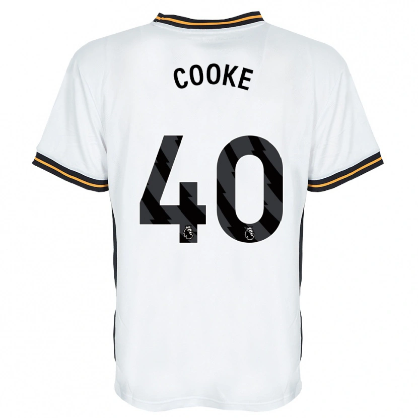 Danxen Män Megan Cooke #40 Vit Orange Svart Bortatröja Matchtröjor 2026/27 Tröjor T-Tröja