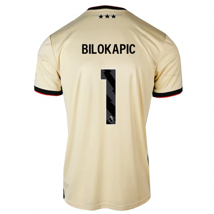 Danxen Män Nicholas Bilokapic #1 Citronkaka Svart Röd Bortatröja Matchtröjor 2026/27 Tröjor T-Tröja